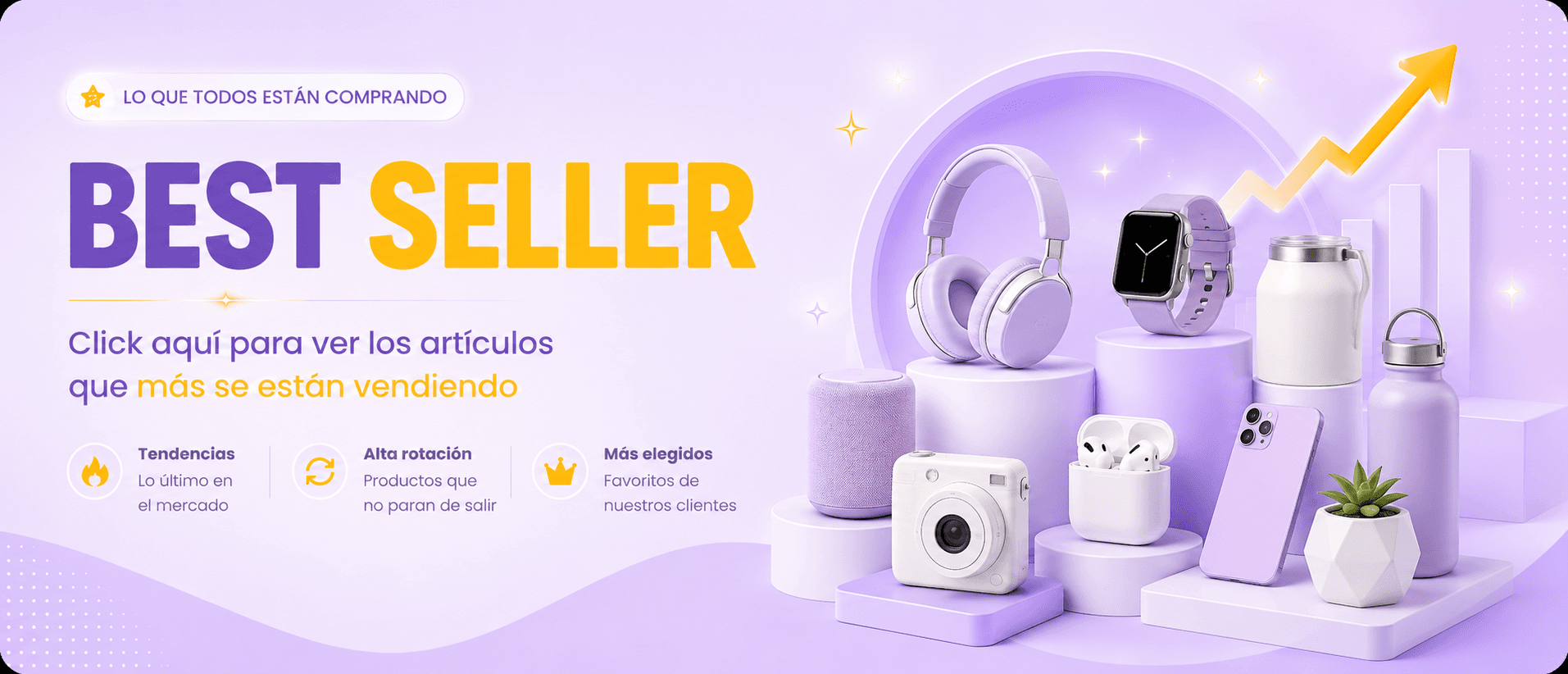 Best seller: mirá los artículos que más se están vendiendo. Tendencias, alta rotación y los favoritos de nuestros clientes.