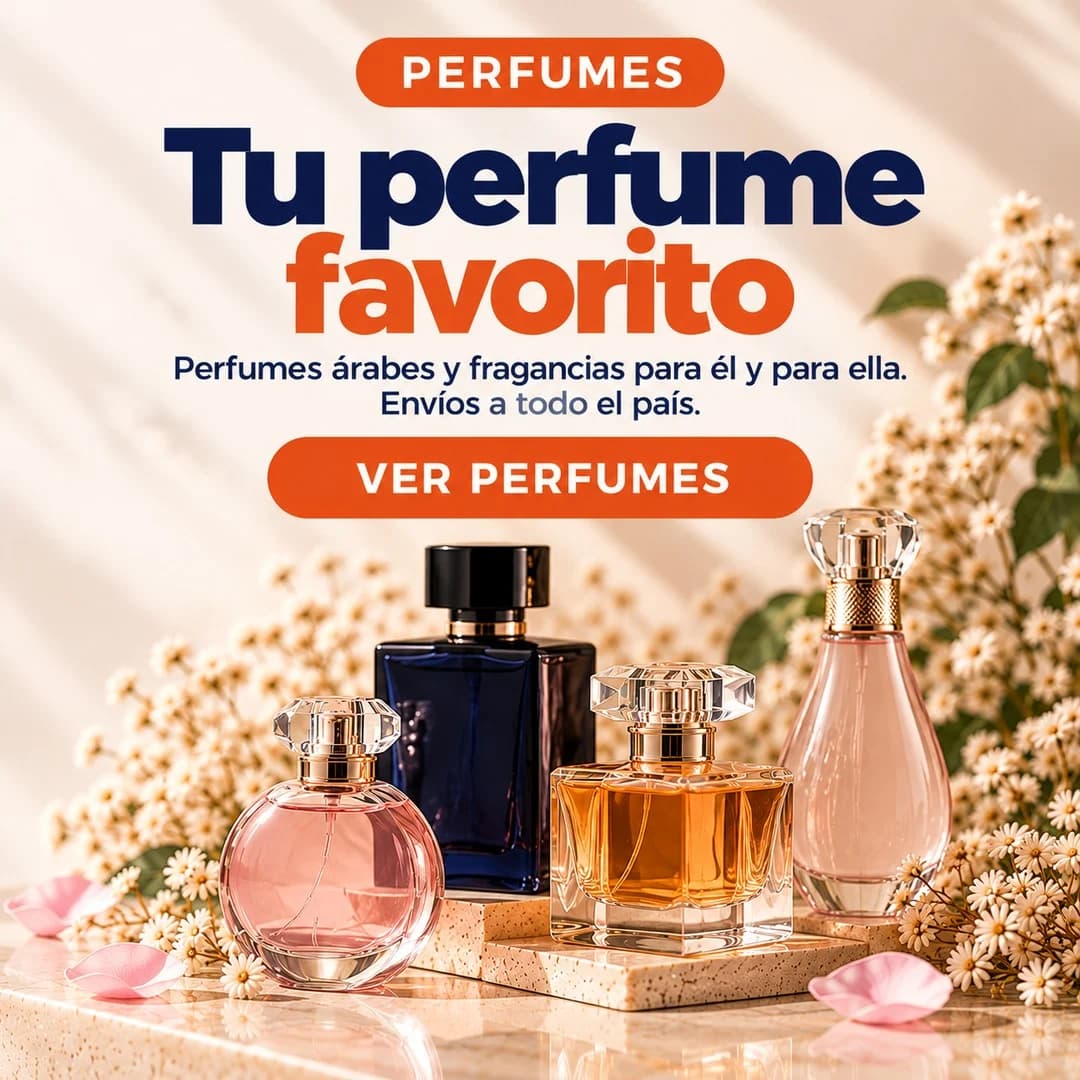 Perfumes: tu perfume favorito. Perfumes árabes y fragancias para él y para ella. Envíos a todo el país.