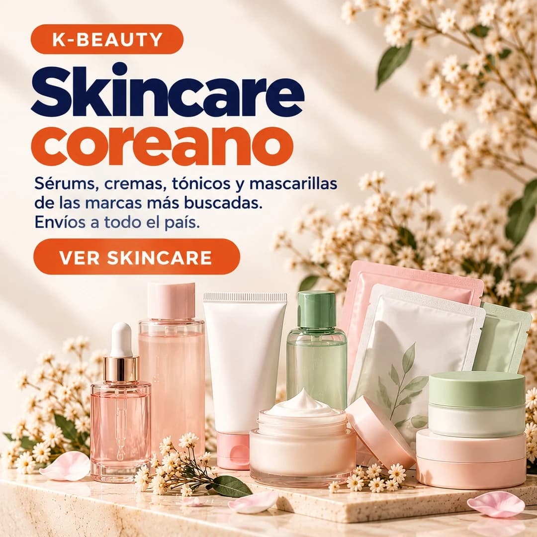 K-Beauty: skincare coreano. Sérums, cremas, tónicos y mascarillas de las marcas más buscadas. Envíos a todo el país.
